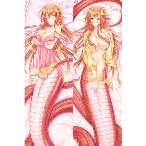 Monster musume no iru nichijou Anime Pillow Cover Anime Characters Miia Centorea Suu Hugging Body Throw Pillows Dakimakura