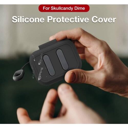 Dust-proof Earphone Silicone Protective Cover Case For Skull Candy Dime Shell For Skull Candy Dime Wireless Earbud Accessories
