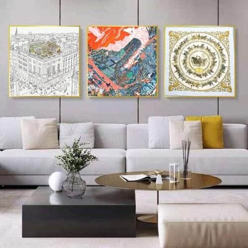 Modern Light Luxury Home Entrance Porch Decorative Painting Simple Living Room Sofa Background Wall Hanging Painting