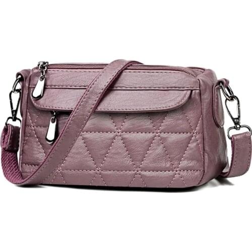 Vintage Soft PU Leather Women Shoulder Bags Luxury Designer Handbags Small Crossbody Bags for Women 2021 Messenger Bag