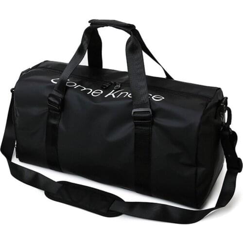 Unisex Waterproof Duffle Bag With Shoes Casual Sport Weekend Bag Light Oxford Luggage Bag Men Handbag Weekender Travel Bags New