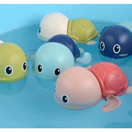 Funny Mini Tortoise Swimming Wind up Clockwork Kids Bath Educational Early Learning toys Intelligence Developmental Toy