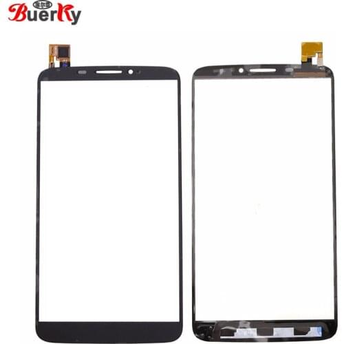 BKparts 5pcs Touch Screen For Alcatel One Touch Hero 8020 8020D OT8020 Touch Panel Glass Digitizer Replacement