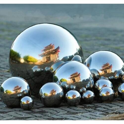 19mm 25mm 32mm 60mm 100mm Stainless Steel Ball Mirror Sphere Hollow Ball Decoration Ball For Garden Ornament Home Decoration