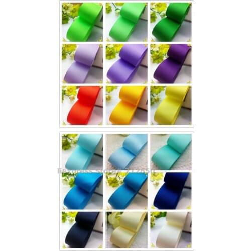 1'' (25mm) width solid Grosgrain Ribbon DIY hairbow hat bag garment accessory bakery gift wrap material 10 yards free shipping