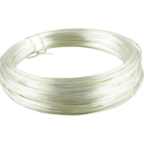 1meter 0.3-1mm Solid 925 Sterling Silver Wire Beading Stringing Jewelry Thread Filament Connector Accessories Jewelry Findings B