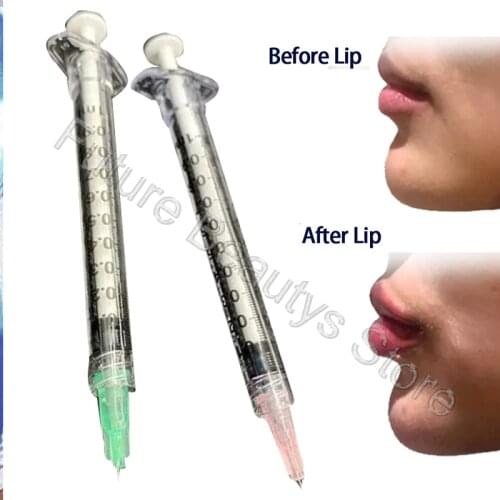 34G 1.5/2.5mm Sterile Meso Needle Lip Needles for HA Acid Hyaluron pen Syringe Remove Wrinkle Tool