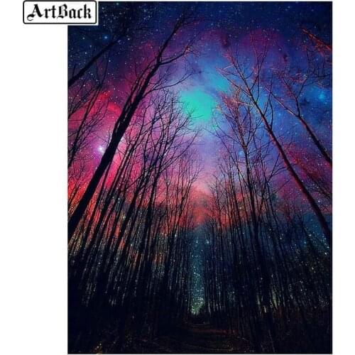 5d diy diamond painting tree landscape full square drill decorative painting 3d diamond embroidery kit diamond mosaic