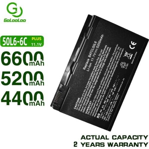 Golooloo 11.1v 6 cells laptop battery for Acer BATBL50L6 Extensa 5200 TravelMate 2490 4200 4230 4283WLMi 8472 TTM5740-333G32Mn