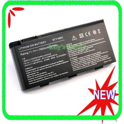 9cell 7800mAh BTY-M6D Battery For MSI GT60 GT70 GX60 GT780R GX780DX GT663R GT660R GX660 GX680 GT683DXR GT760 GT680DX