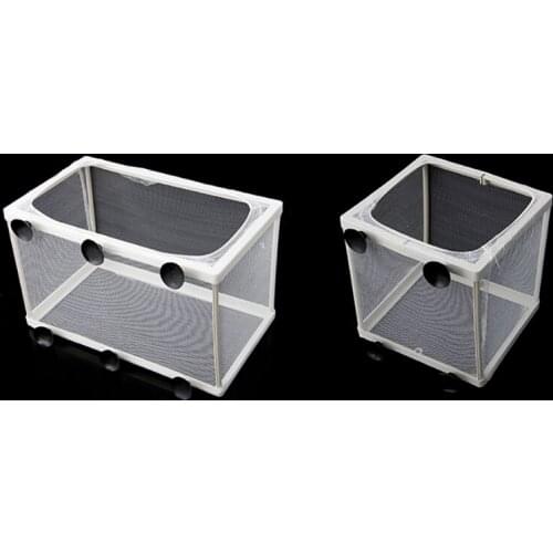 Aquarium Fish Tank Double Breed Incubator Breeder Rearing Trap Box Hatchery S/L