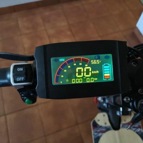 Colored Display 48v-96v Speedometer Battery Level Voltage Indicator Electric Scooter Bike MTB Tricycle Mobility Part Instrument