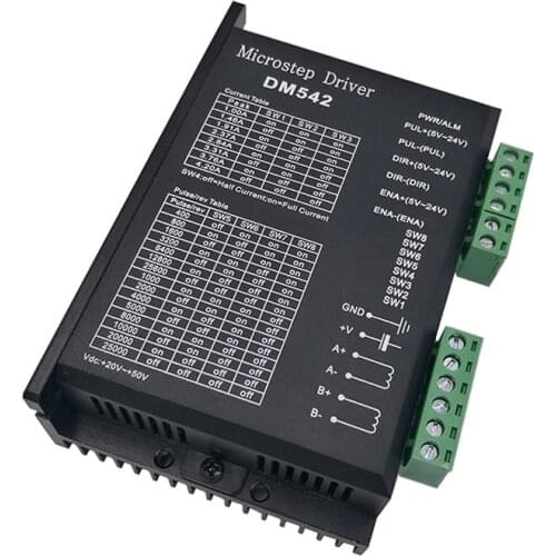 DM542 Stepper motor driver controller for 57 86 series 2-phase digital stepper motor driver Nema17 Nema23