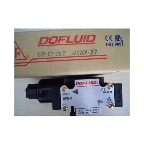 DOFLUID DIRECTIONAL VALVE MODEL DFB-02-2B2-A220V-35C DFB-02-2B3-A110V-35C DFB-02-2B2B/2B3B/2B4B-DC24V-35C ISO9001 MADE IN TAIWAN