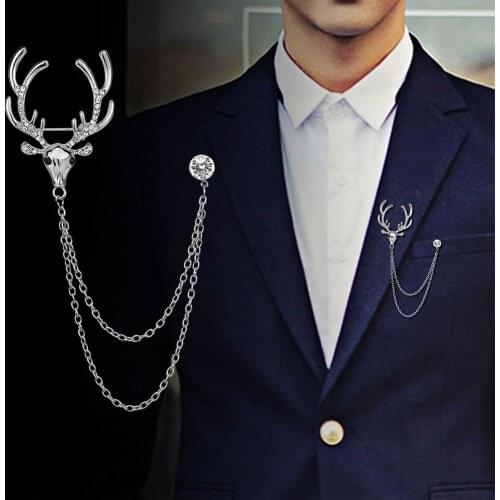 Jiaoyu Brooches For Men