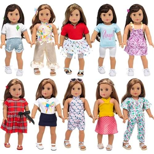 2021 New Suit collection Doll Clothes For 18 Inch American&43 Cm Baby New Born Reborn Doll Girls Toy Russia