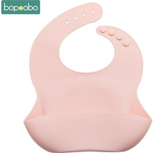[Buy One Get One Free] Baby Silicone Bibs Waterproof Infant Bibs Adjustable Animal Print Saliva Dripping Bib for Girl Boy Bib