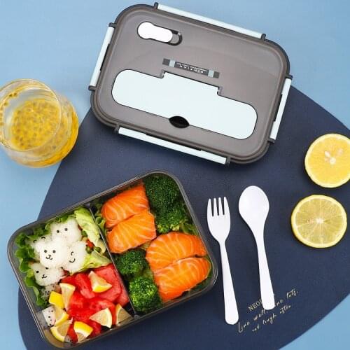 Lunch Box Kitchen Work Student Outdoor Activities Travel Microwave Heating Food Container Plastic Bento Box Storage Snacks Boxes