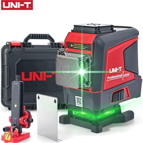 UNI-T LM575LD Laser Level Green 3D 12-Line Marker Auto Self-Leveling Remote Control Indoor Outdoor Auxiliary Tools with Box