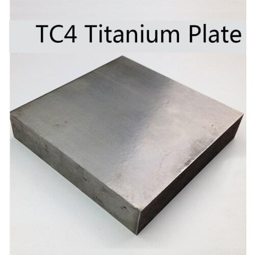 TC4 Thick Titanium Alloy Plate Ti Sheet Industry or DIY 100x100mm 150x150mm Thickness 4/5/6/8/10/15/20/25/30/mm