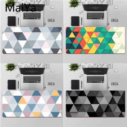 Maiya Top Quality Triangle beautiful design Rubber Mouse Durable Desktop Mousepad Free Shipping Large Mouse Pad Keyboards Mat