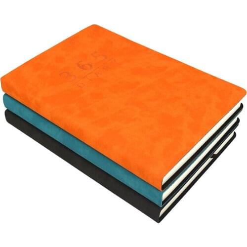 New Agenda 2021 A5 Planner English language journal Leather soft cover School Notebook Stationary