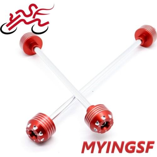 Front Rear Axle Fork Crash Sliders For YAMAHA YZF-R1 YZFR1 2007-2014 Motorcycle Accessories Wheel Protector YZF R1