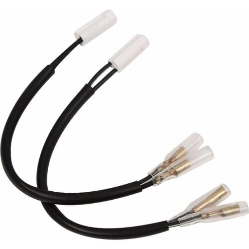 A pair Turn Signal Wiring Adapter Plug For Yamaha R1 R6 FZ1 FZ6 FZ6R FZ8 FZN XJ6