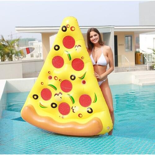 Floaties for Adults New Pizza Floating Row Mount Adult Ins Swimming Ring Floating Bed Lounge Chair Aquatic Products Lifebuoy