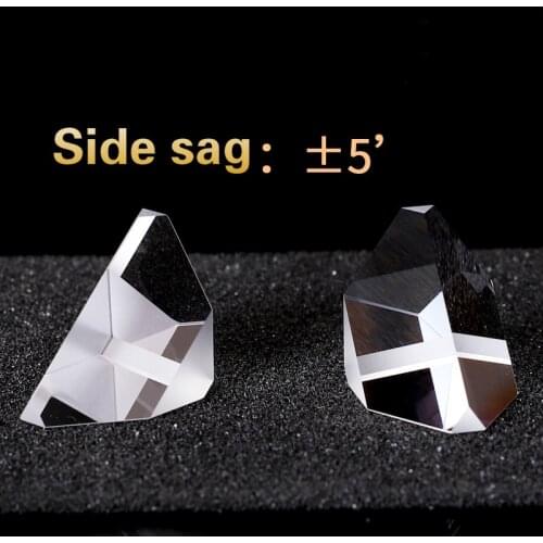 Roof Prism Custom Isosceles Right Angle Prism K9 Material Suitable for Gluing Coated Parts