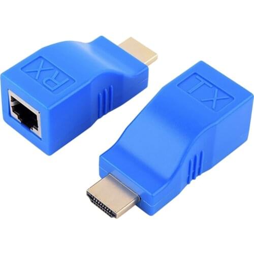 HOT-HDMI-Compatible Extender 30M Transmission Distance RJ45 to HDMI-Compatible HD Network Extender Converter Adapter