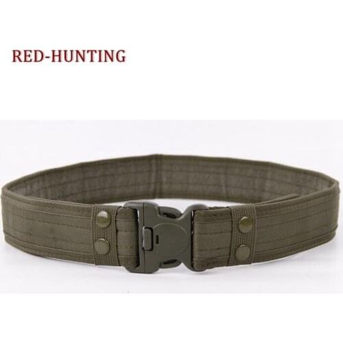 New Army Style Combat Belts Quick Release Tactical Belt Fashion Men Canvas Waistband Outdoor Hunting