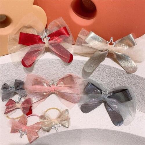 Mesh Butterfly Hair Clips For Girls Baby Hair Accessories Children Hair Grips Barrettes Kids Party Show Hair Styling Tools