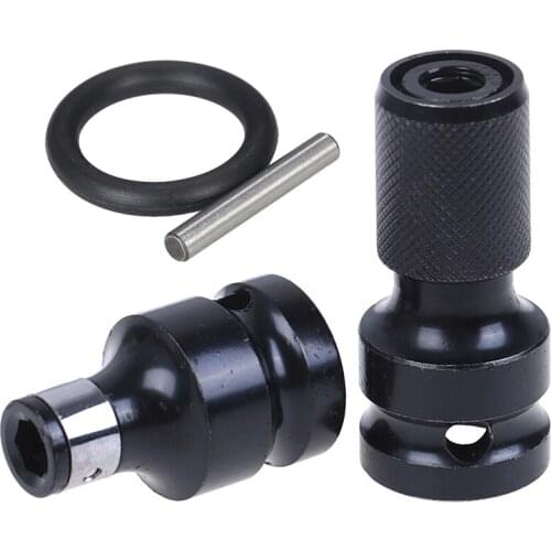 Hot Sale 1 Set Steel 1/2 "Square To 1/4" Hex Socket Wrench Ratchet Socket Adapter Wrench Set Drive Converter Tool Impact