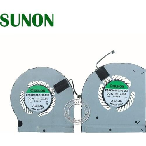 Laptop Fan For DELL For Alienware 13 R3 EG50060S1-C300-S9A EG50060S1-C290-S9A 09NNY1 9NNY1 05H8Y5 5H8Y5