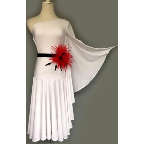 New latin dance costumes sexy senior spandex latin dance dress for women latin dance competition dresses S-4XL A16