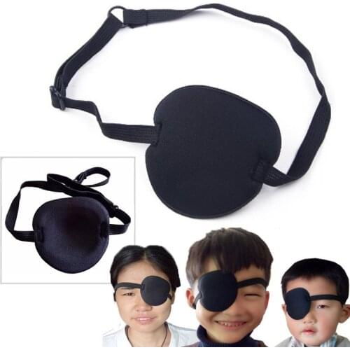 1pcs Unisex Concave Single Eye Patch 3D Foam Groove Eyeshades Washable Adjustable Eye Care Tools