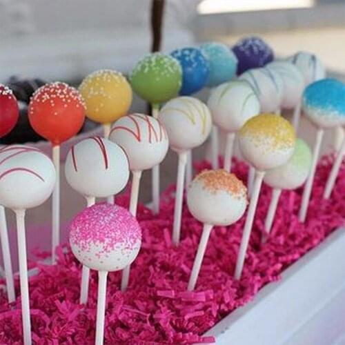 Plastic Lollipop Sticks Sugar Candy DIY Cake Pop Sticks Chocolate Party Supply Cake Decoration Sucker Sticks Baking Accessories