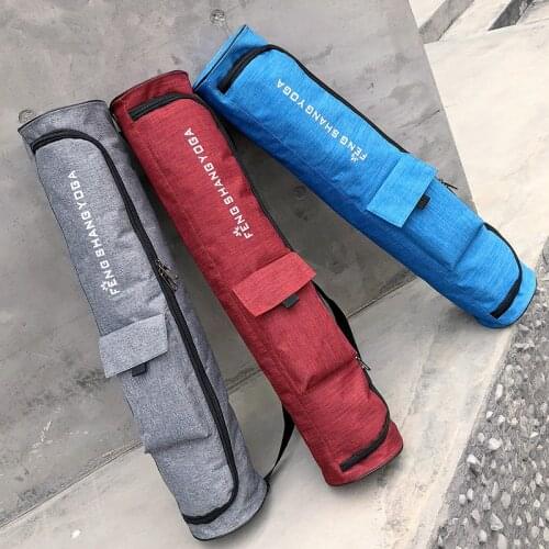 2021 Womens Yoga Mat Bag Gym Nylon Yoga Mat Bag Waterproof Fitness Pilates Shoulder Strap Carry Bag