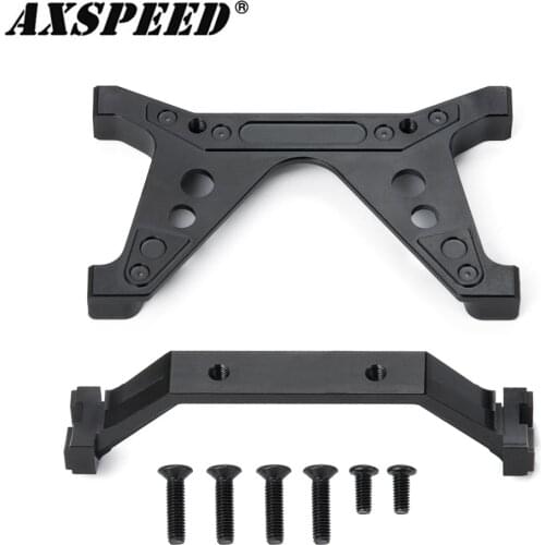 AXSPEED Aluminum Front Rear Chassis Mount For Axial SCX10II 90046 90047 1/10 RC Crawler