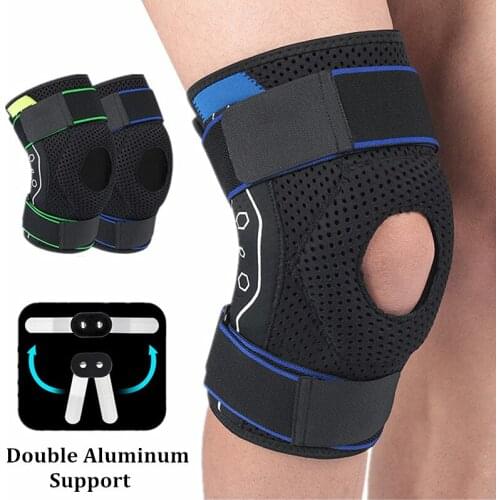 Knee Brace Support Adjustable Patella with Parallel Straps Compression Support for Knee Pain Relief&Recovery-MCL ACL Tendonitis
