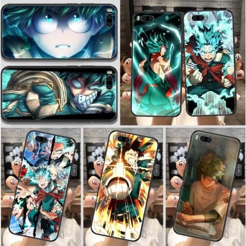 Izuku Midoriya My Hero Academia anime Phone Case For Xiaomi Mi Note 8 9 10 11 9T 10T A3 Lite Pro Ultra black fashion shell