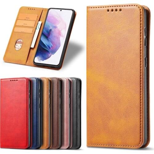 Phone Case For OPPO Reno5 Pro Find X3 Lite A92S A15 A35 A55 A54 A93 A74 Realme 7 C15 C12 X50 Magnetic Leather Flip Wallet Cover