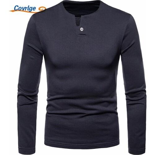 Covrlge Henley Men's T-shirts