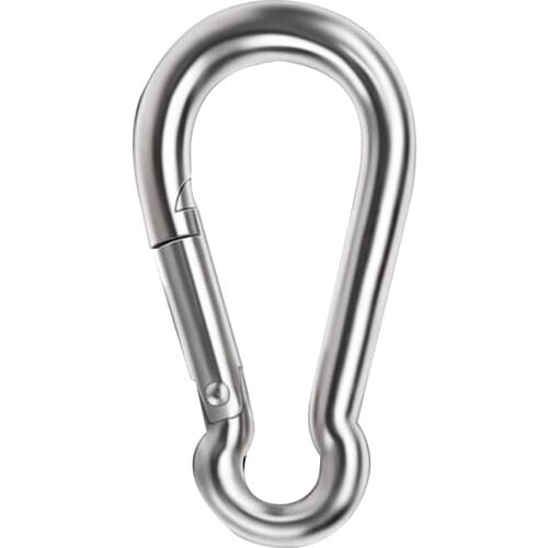 D ring Clip keychain Hang Snap Clasp Aluminum Carabiner Camp Hook Buckle Climb Outdoor Chain Quickdraw Survive Screw Lock