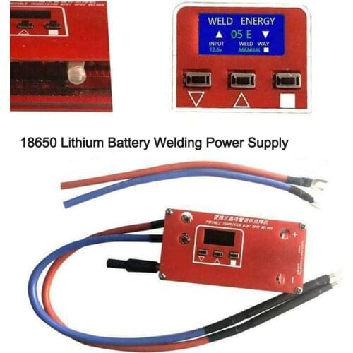 DIY Portable Mini Spot Welder Machine Battery Various Welding Power HOT + LCD Display