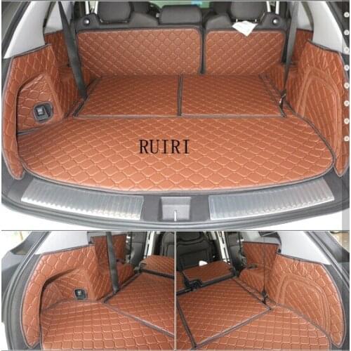 Good mats! Special trunk mats for Acura MDX 7 seats 2017-2013 waterproof boot carpets cargo liner mat for MDX 2016,Free shipping