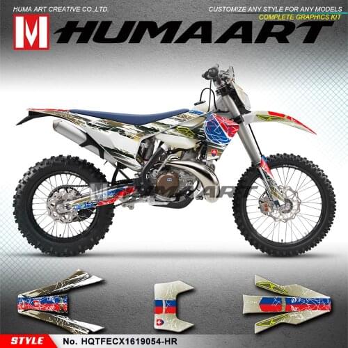 HUMAART Motocross Stickers Graphics for TE FE TX FX FS TC FC 125 150 250 300 350 450 501 2016 2017 2018 2019