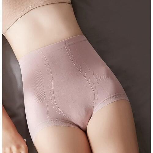 ZJX 16CM High Waist Shapers Women Body Shaper Reduce Tummy Slimming Butt Lifter Shapewear Cotton Underwear Control Panties