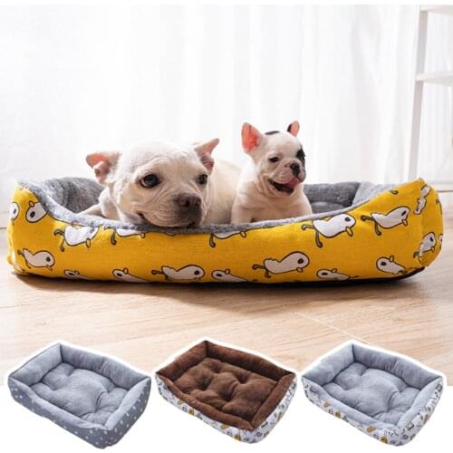 2020 Dog Cat Bed Soft Kennel Cat Cage Double Sided Available Dog House Playpen for Cats Pet Washable Pet Dog House Wamer Bed